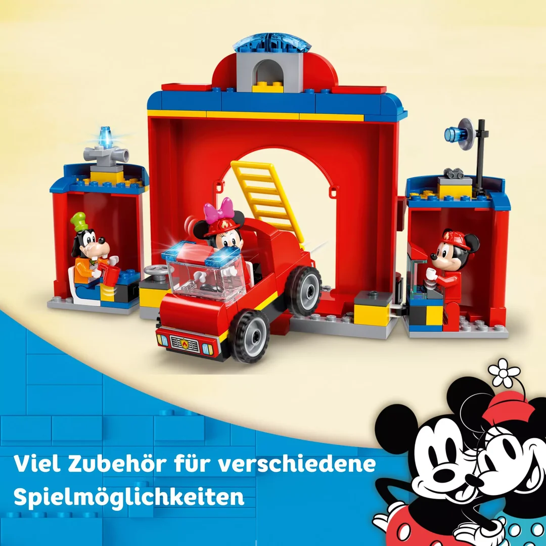 LEGO Disney Mickys Feuerwehrstation und Feuerwehrauto