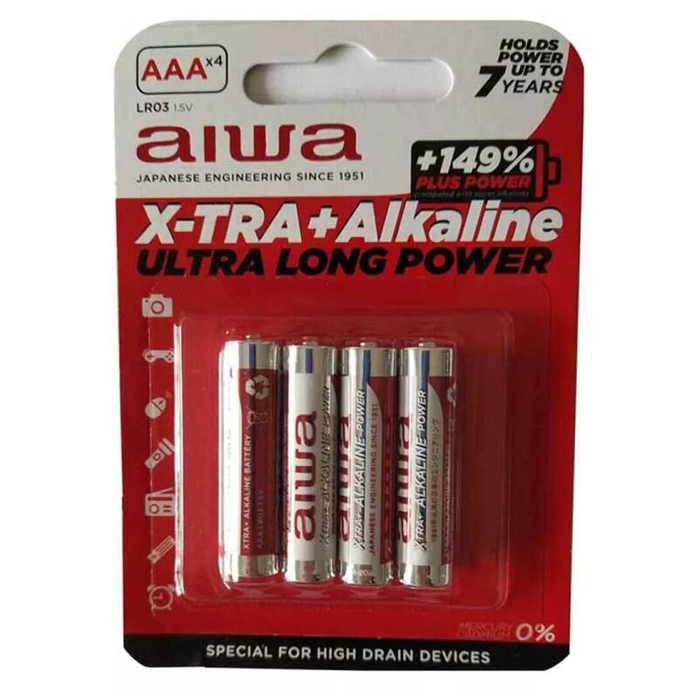 Aiwa AAA X-Tra Alkaline Batterie