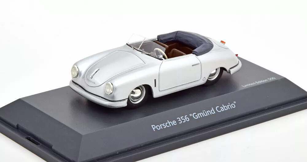 Schuco Porsche 356 Gmünd Silber 1:43 450913100