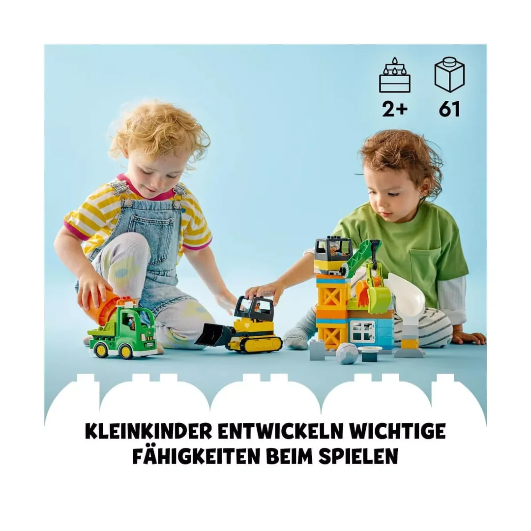 LEGO® DUPLO® Baustelle Mit Baufahrzeugen 10990