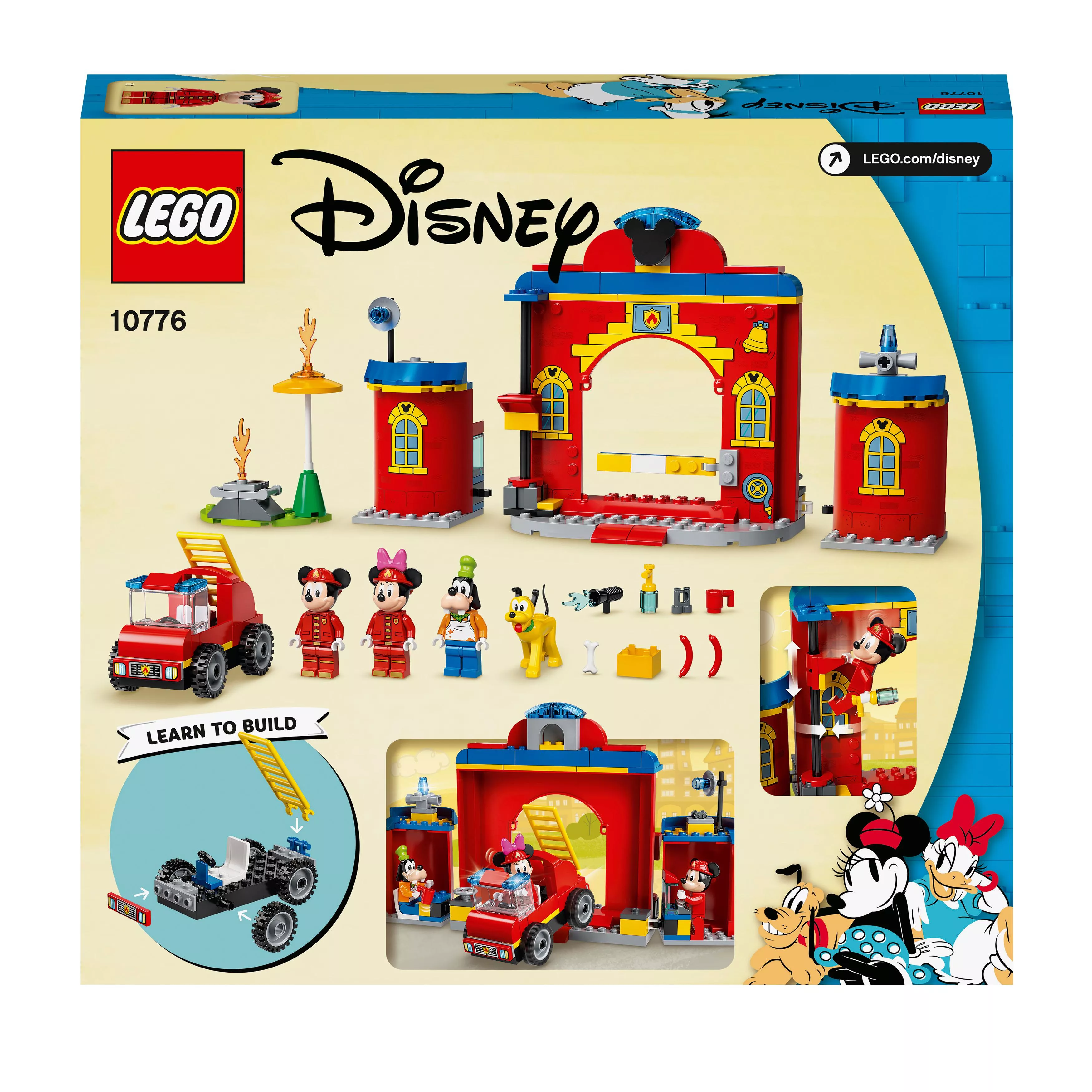 LEGO Disney Mickys Feuerwehrstation und Feuerwehrauto