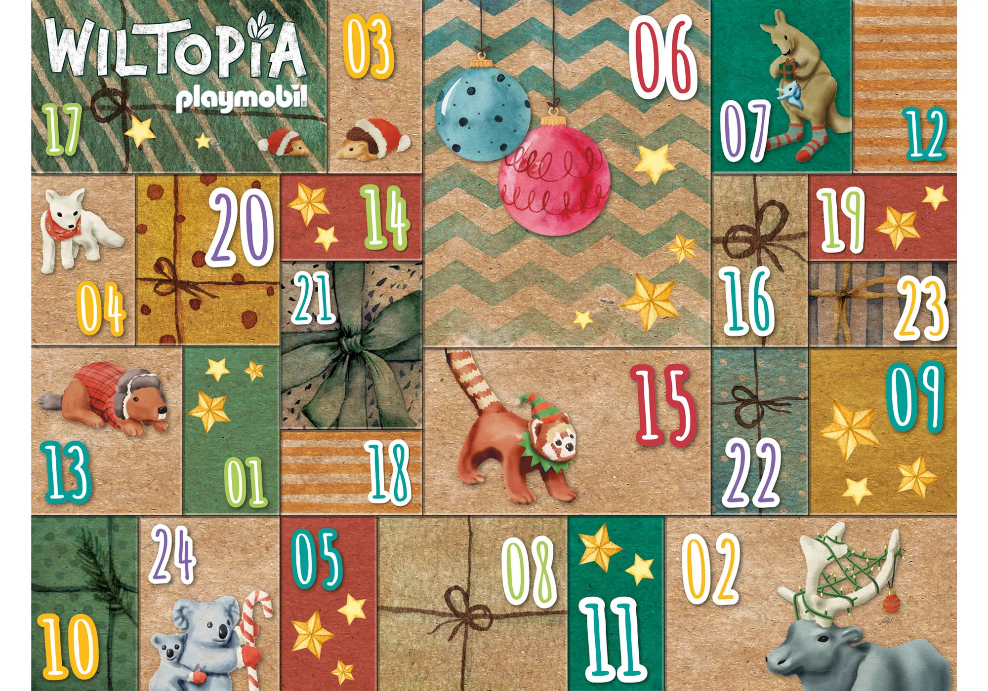 PLAYMOBIL 71006 Wiltopia - DIY Adventskalender: Tierische Weltreise