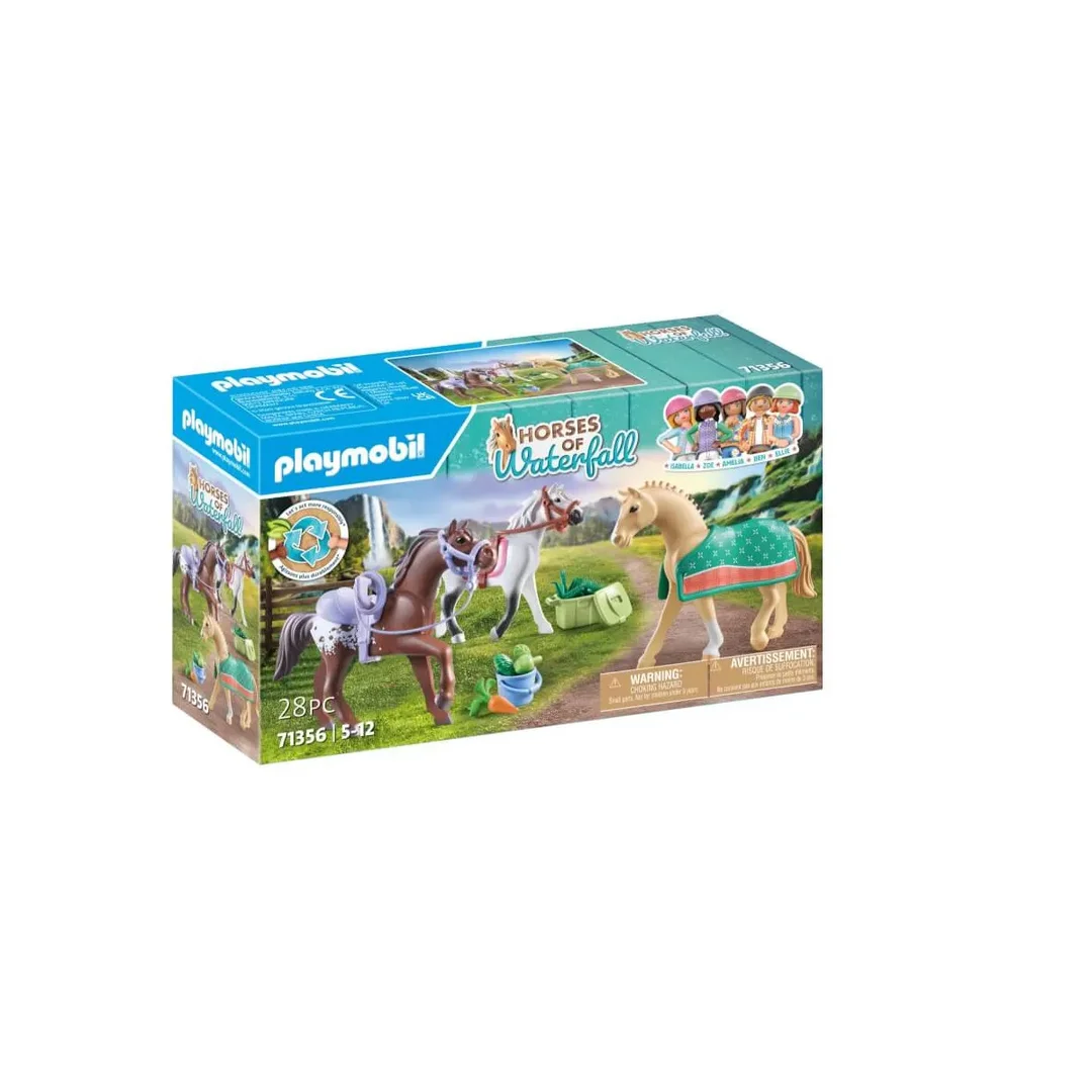 PLAYMOBIL 71356 3 Pferde: Morgan, Quarter, Shagya