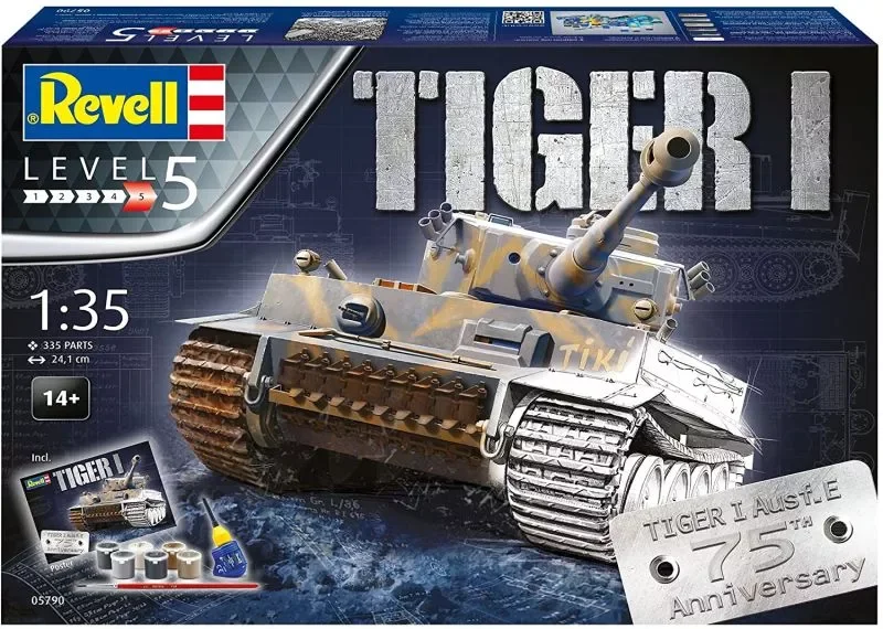 Revell 05790 Geschenkset 75 Jahre Tiger I. 1:35