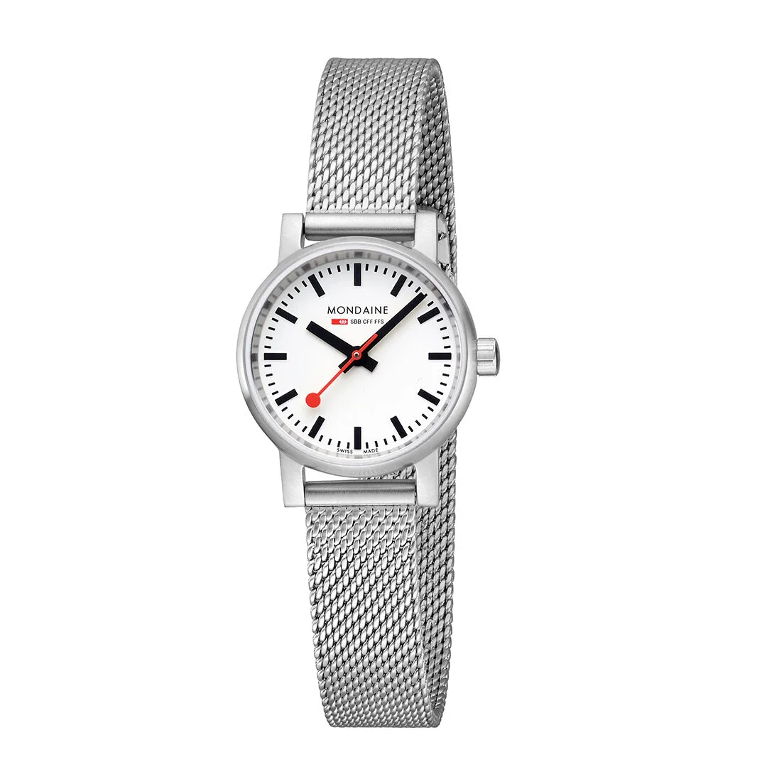 Mondaine evo2 316L Stainless steel Wiße MSE.26110.SM