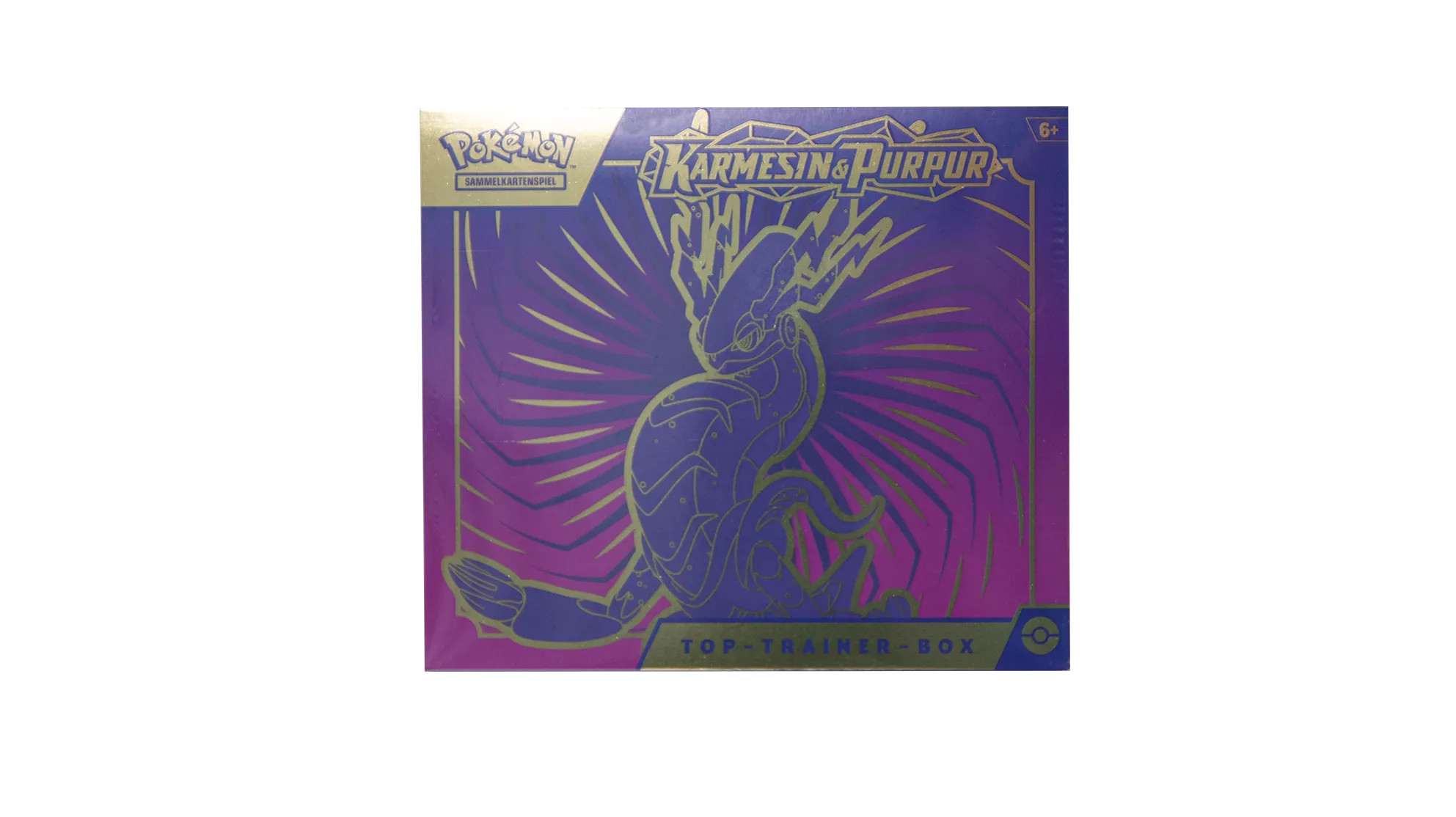 POKEMON 45579 PKM Pokémon Top-Trainer Box Karmesin & Purpur, sortiert