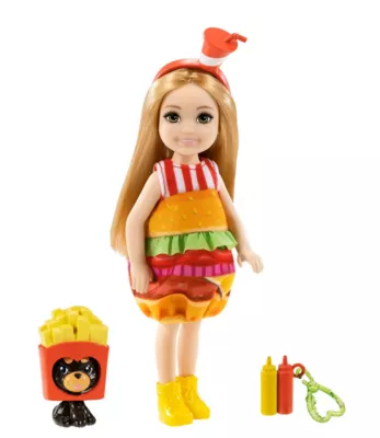 Barbie Chelsea Puppe Im Burger-Kostüm GRP69