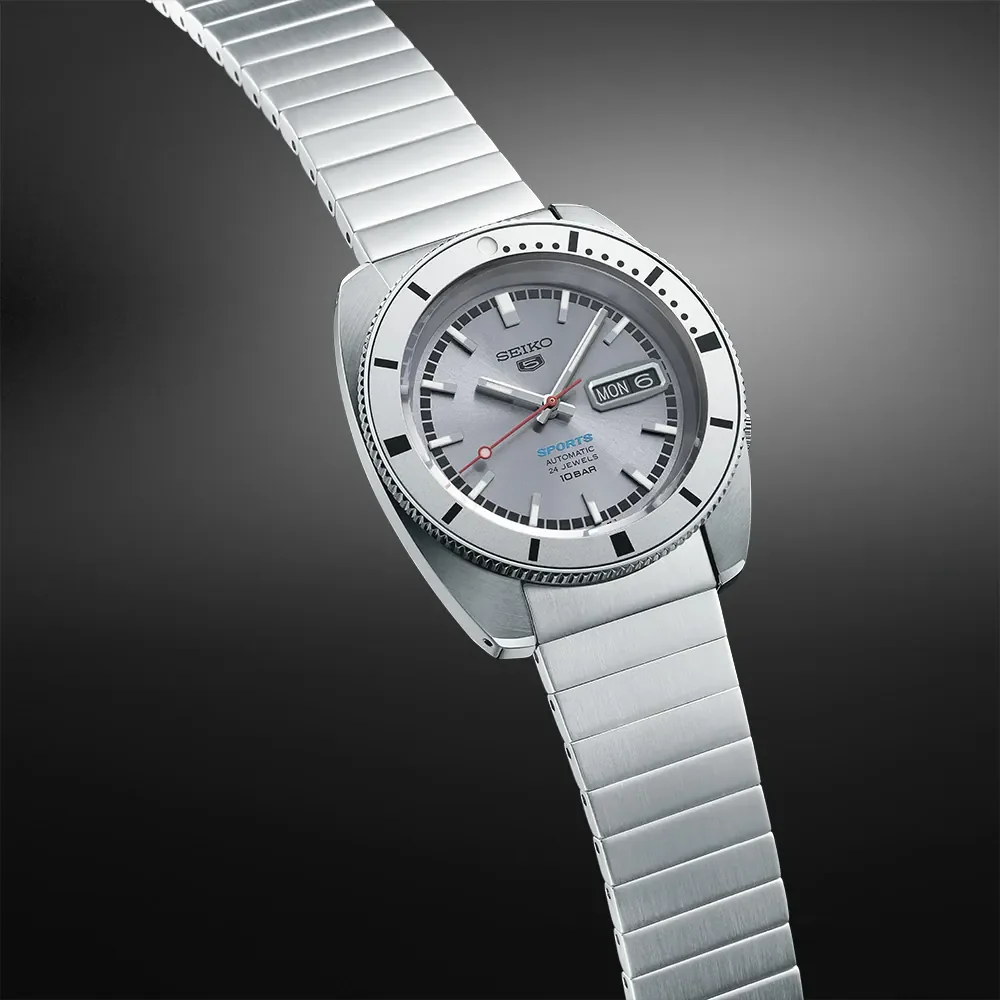 Seiko 5 Sports SRPL03K1 Silber Uhr