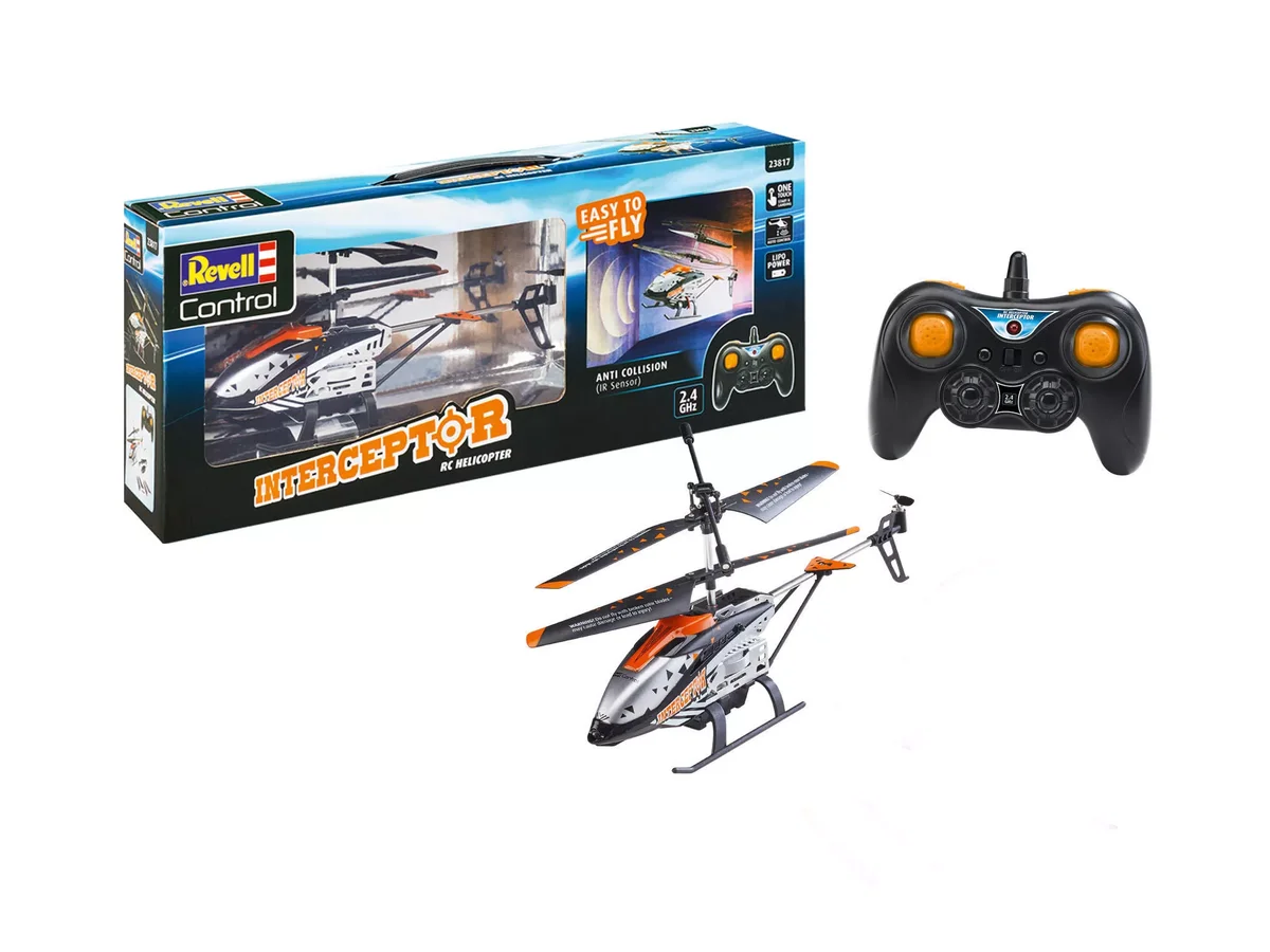 Revell 23817 RC Helikopter "Interceptor" Anti Collision Revell Control Ferngesteuerter Hubschrauber