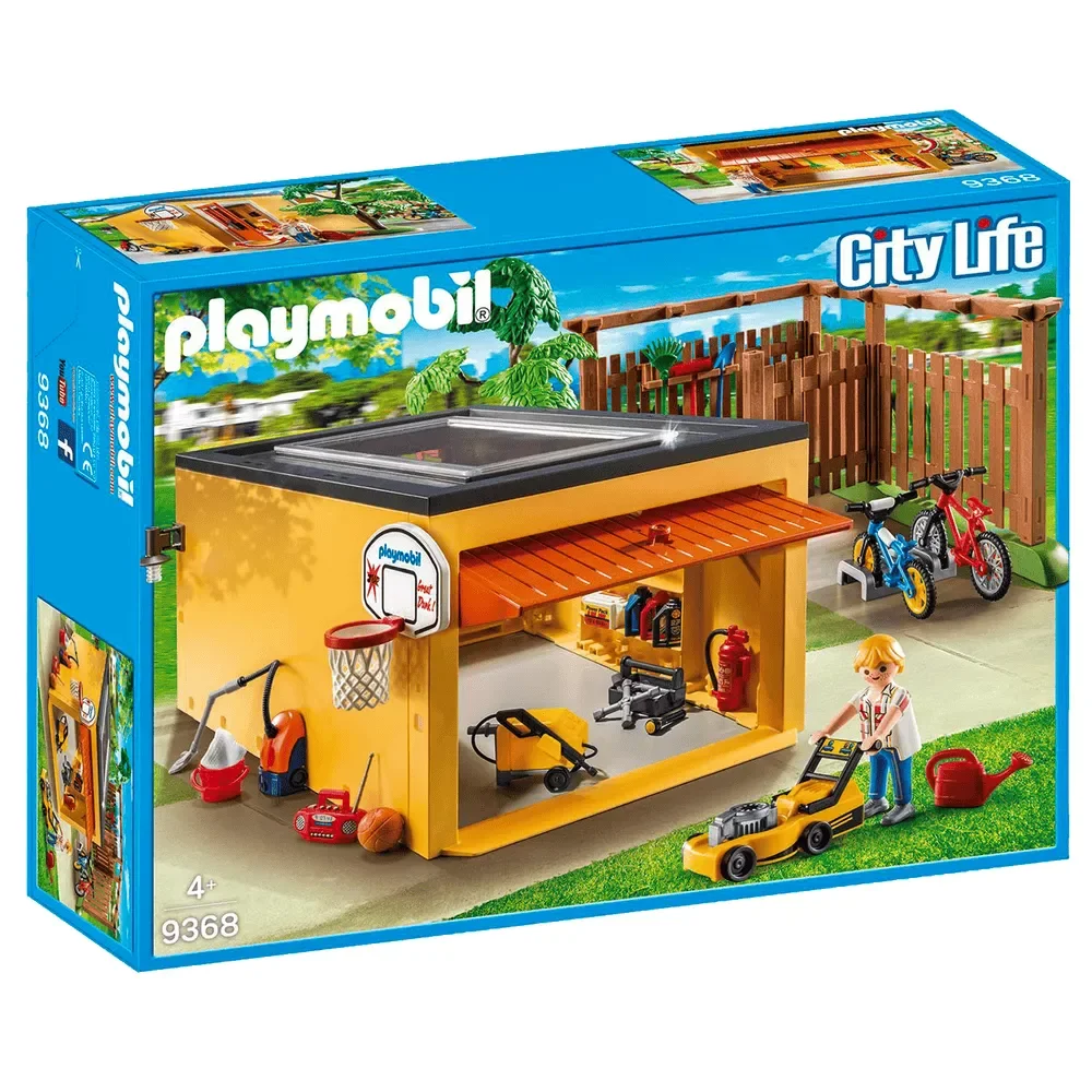 PLAYMOBIL 9368 Garage mit Fahrradstellplatz Exklusivset