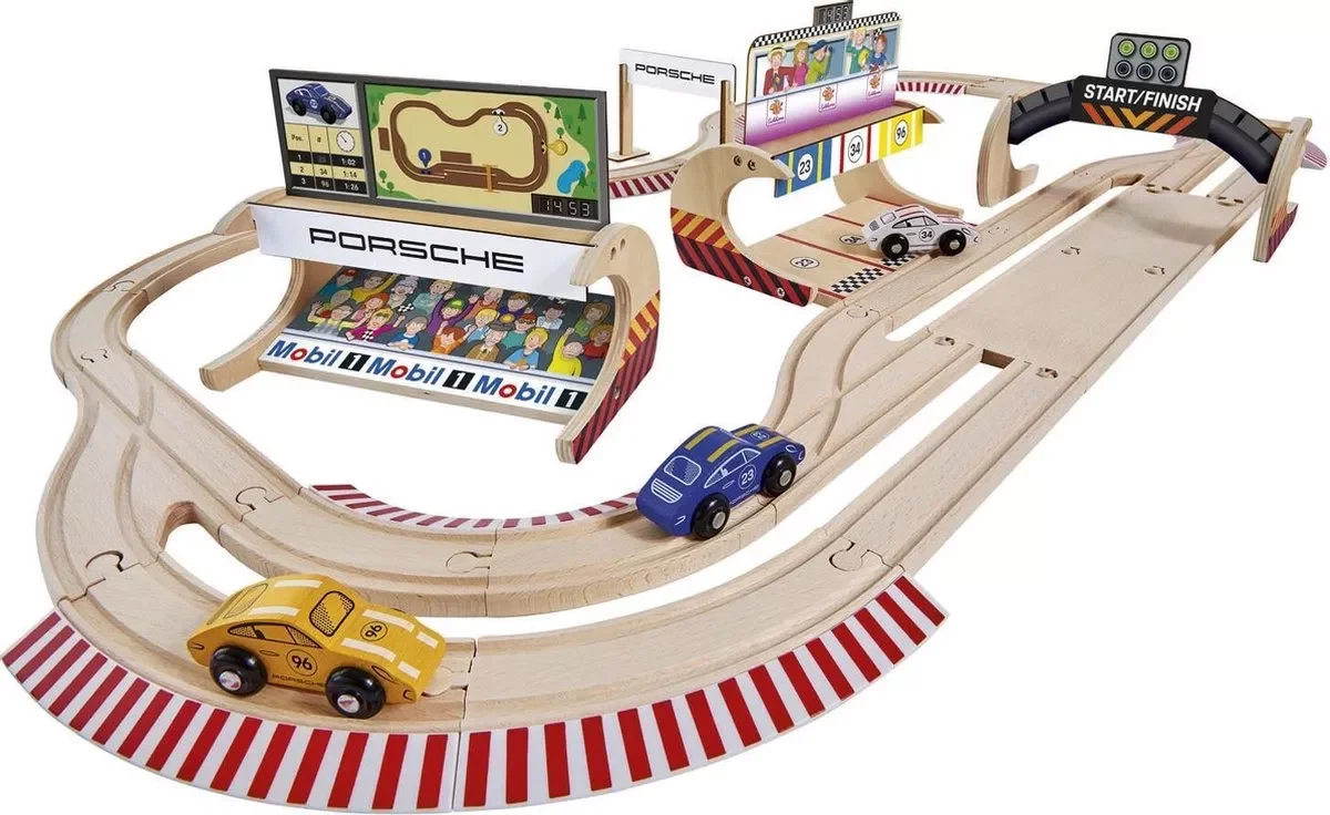 Eichhorn Bahn Porsche Racing Set Groß