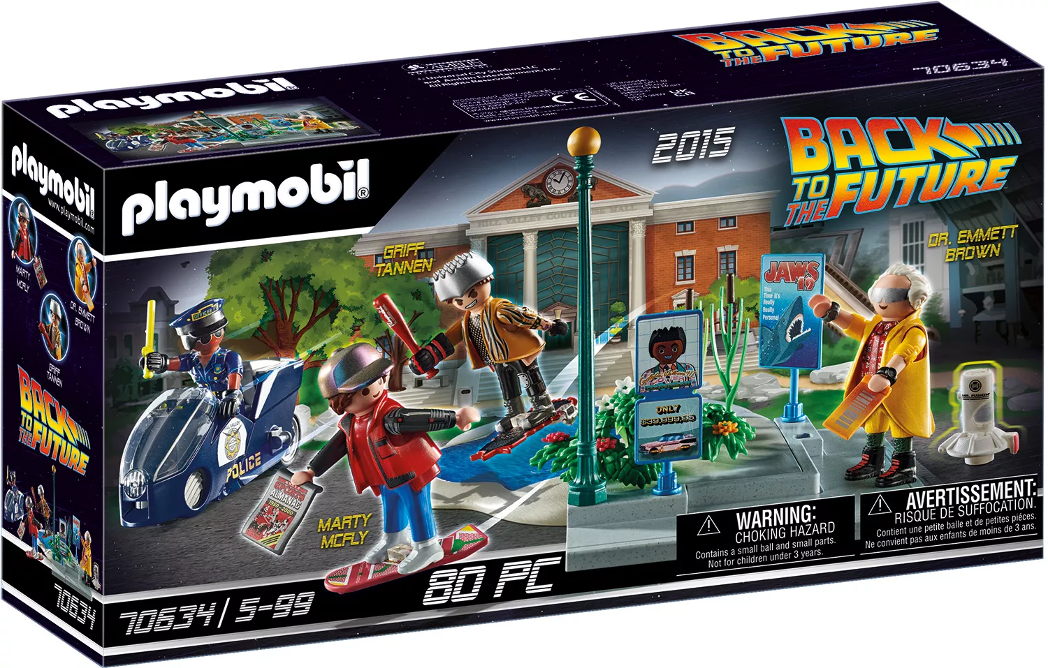 PLAYMOBIL 70634 Back to the Future Part II Verfolgung mit Hoverboard