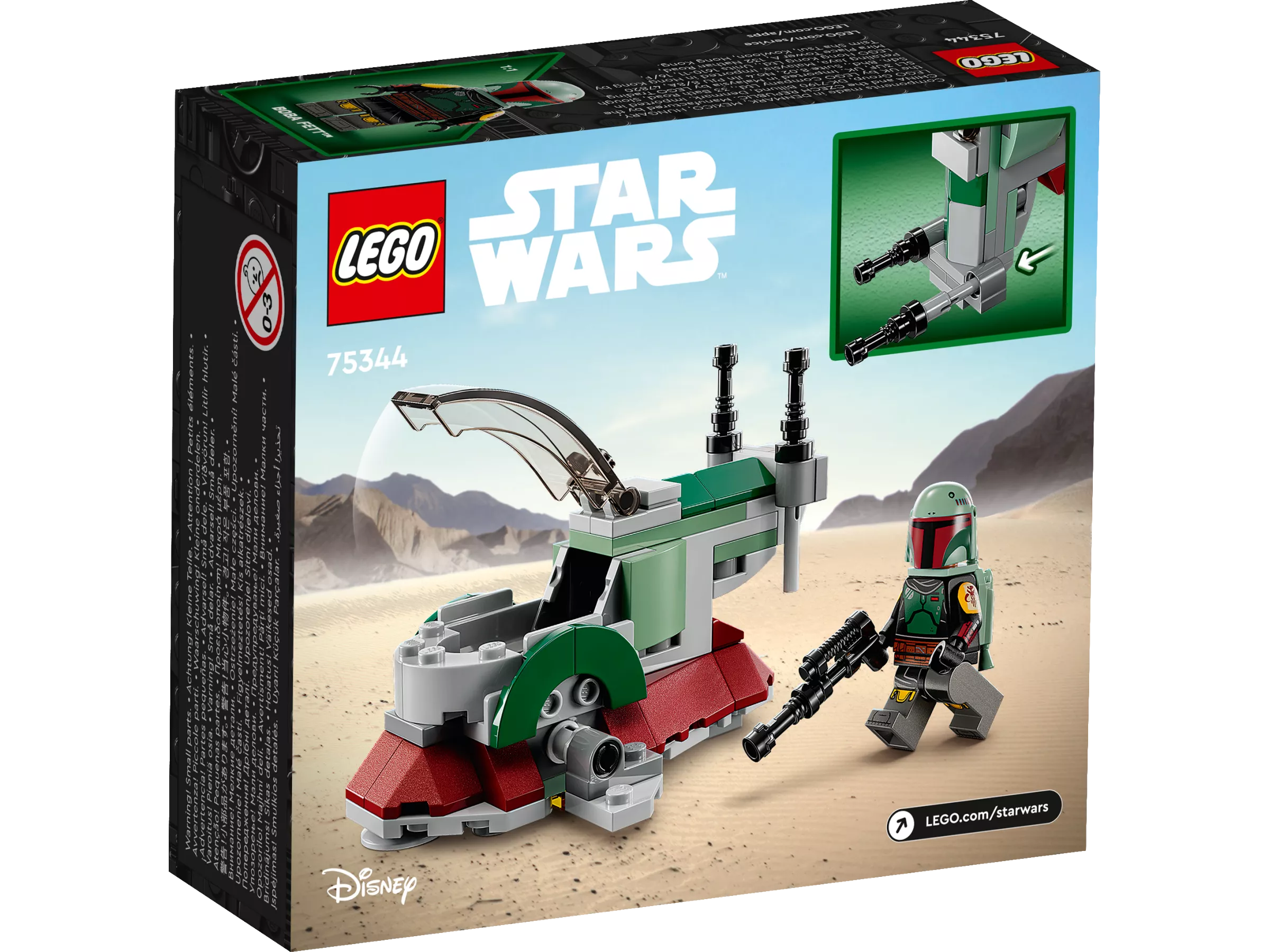 LEGO 75344 Star Wars Boba Fetts Starship™ – Microfighte