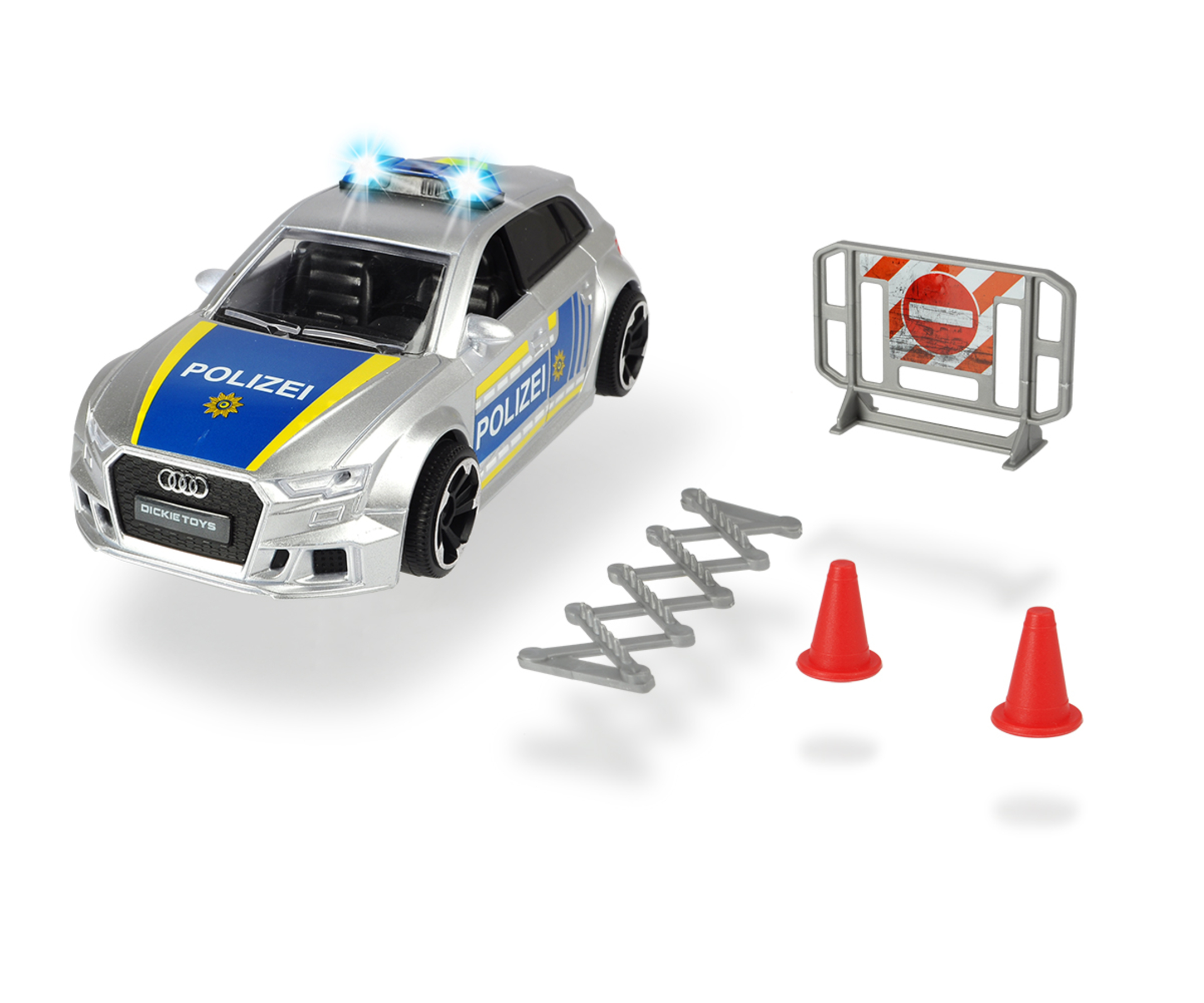Kinder Led Elektrische Auto Spielzeug Polizei 360 Grad Dreh Räder