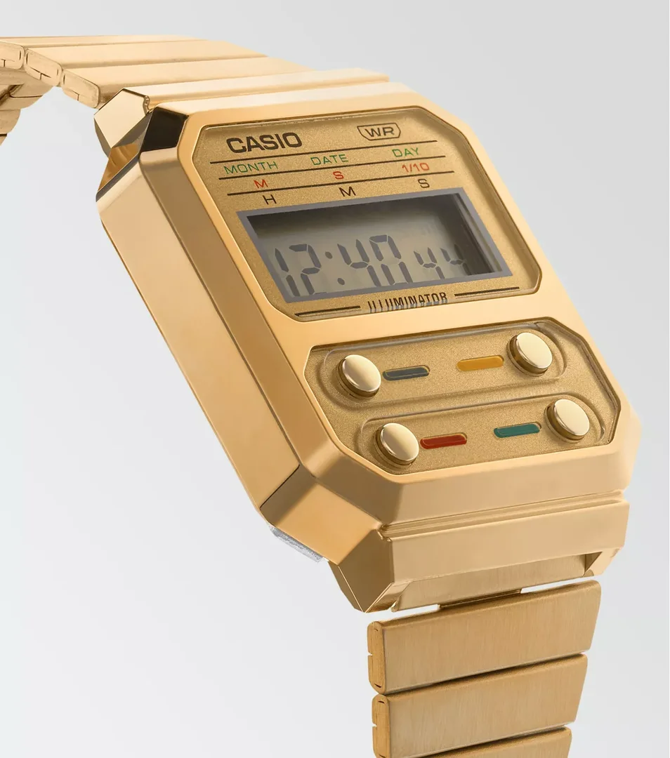 CASIO A100WEG-9AEF uhr, gold digital