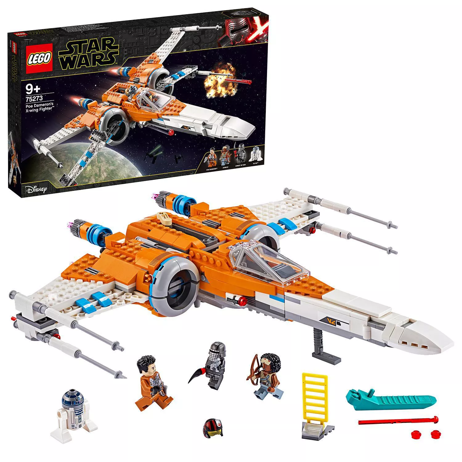 LEGO Star Wars Episode IX Poe Damerons X-Wing Starfighter