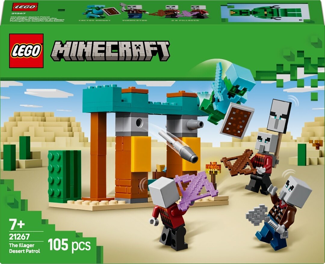 LEGO® Minecraft™ 21267 Die Illager-Wüstenpatrouille