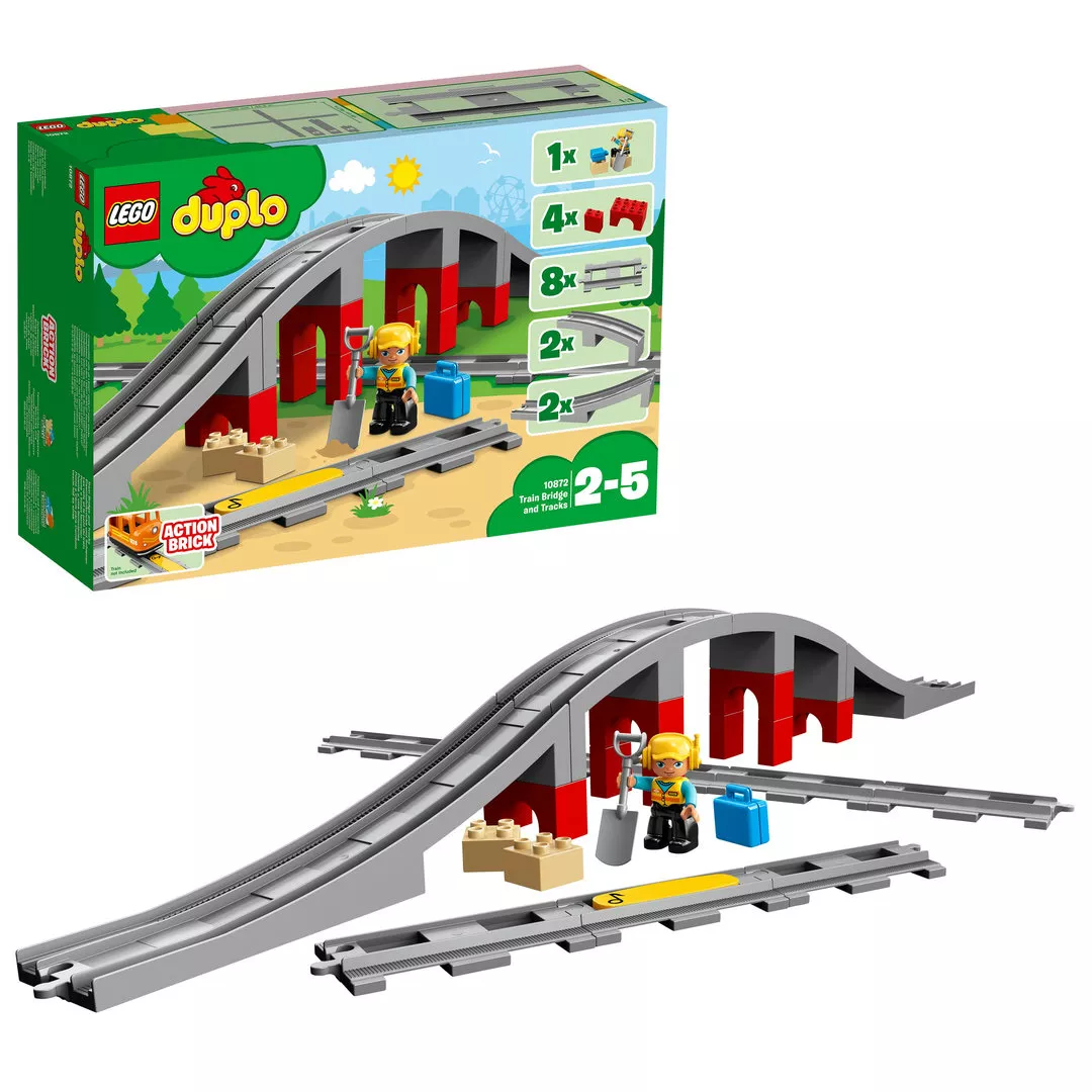 LEGO 10872 Eisenbahnbrücke und Schienen