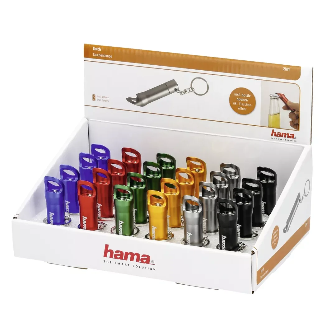 Hama "2in1" LED Torch, with bottle opener 136235