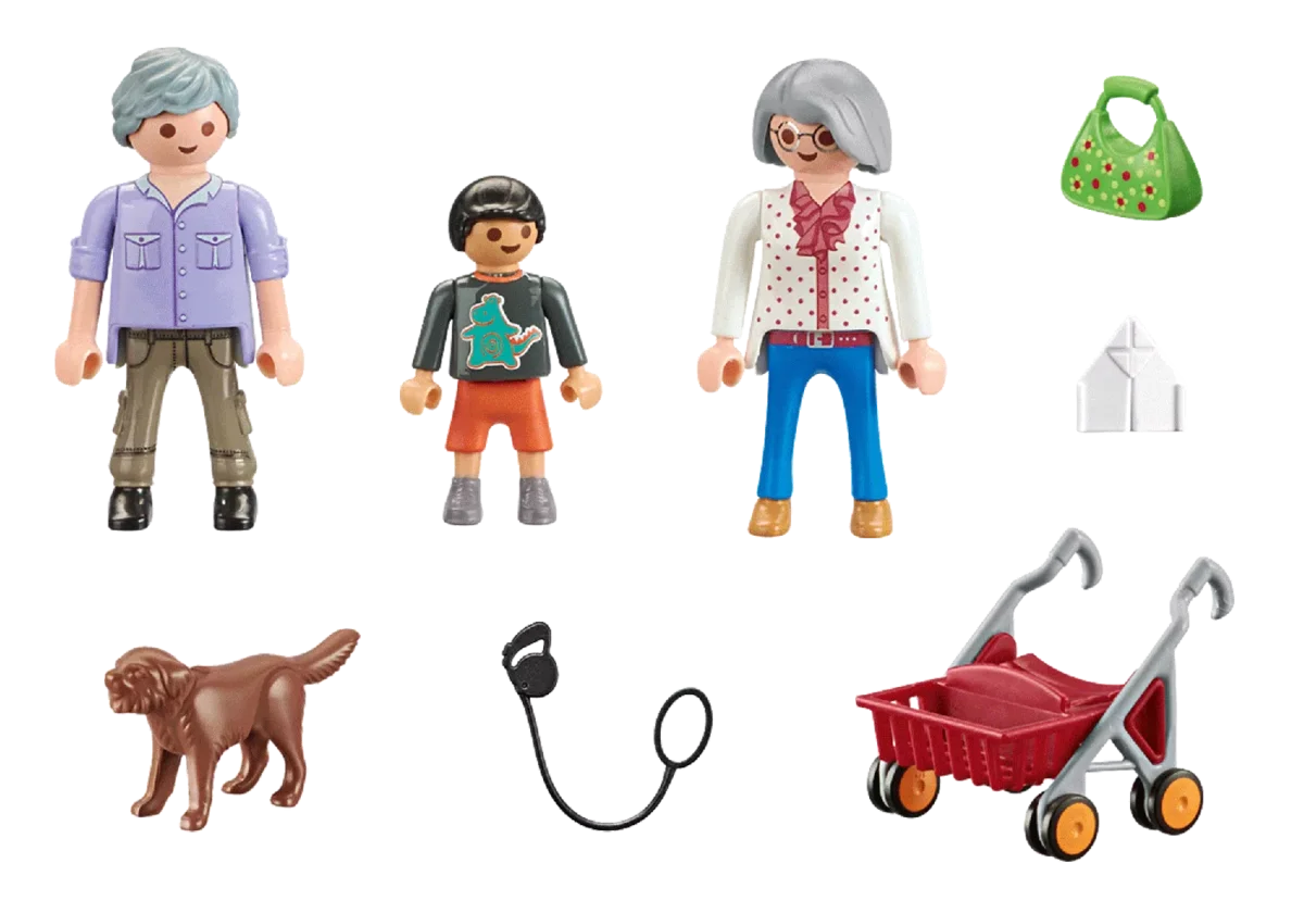 PLAYMOBIL 70990 Großeltern mit Enkel