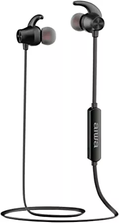 Aiwa ESTBT-400BK Headphones/Headset Wireless In-Ear Neck-Band Calls/Music Bluetooth Black