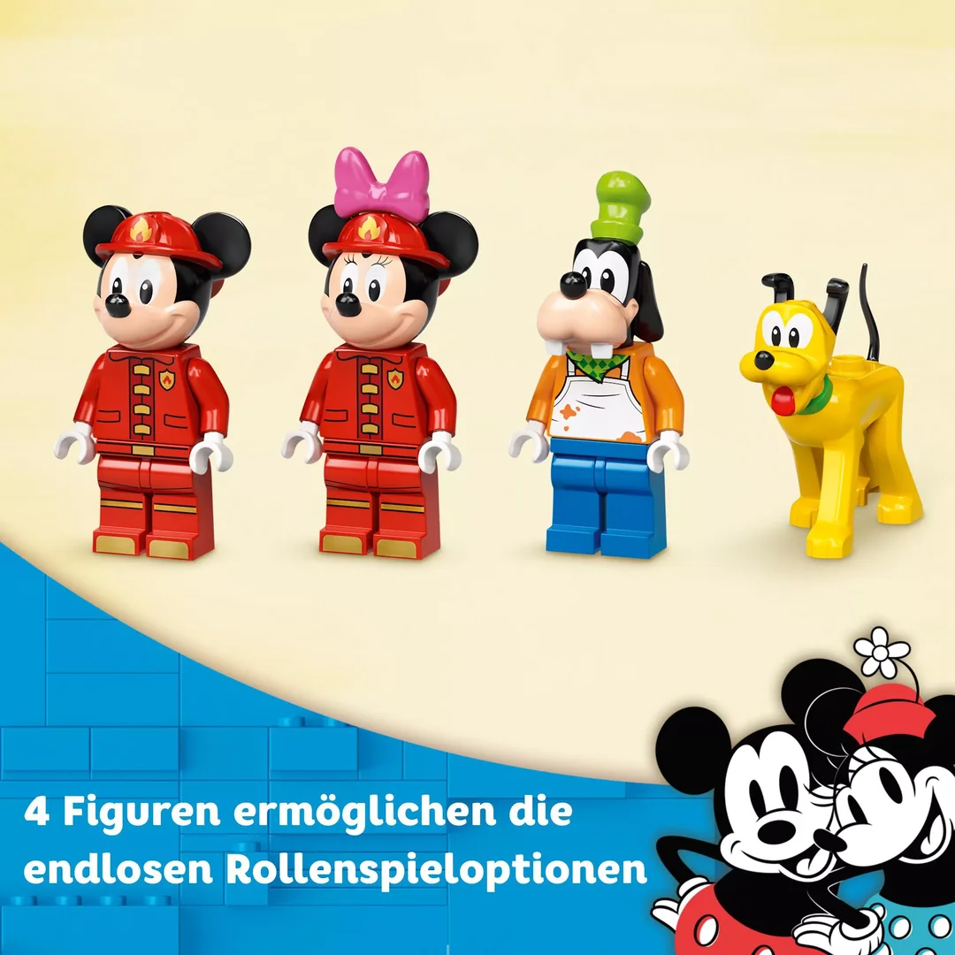 LEGO Disney Mickys Feuerwehrstation und Feuerwehrauto