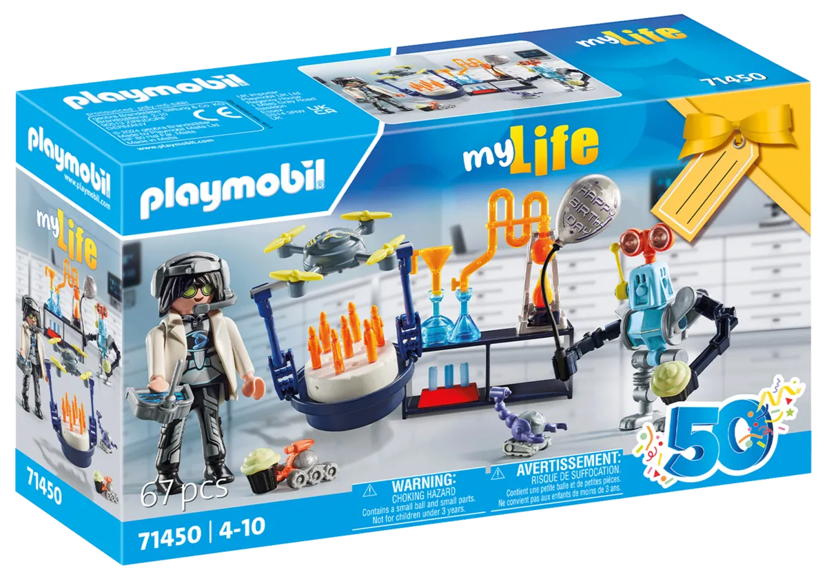 PLAYMOBIL 71450 Forscher mit Robotern