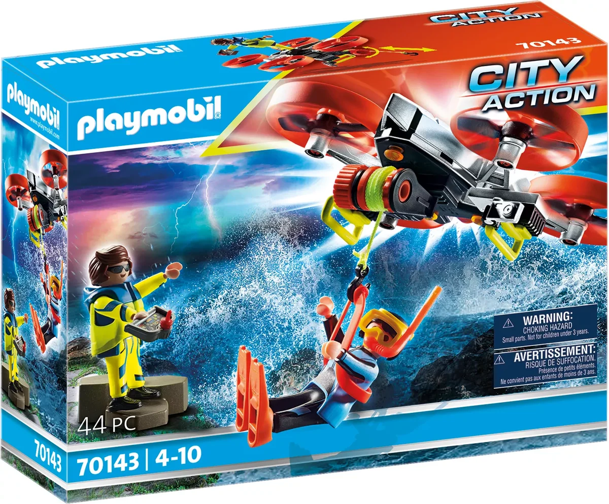 PLAYMOBIL 70143 Seenot: Taucher-Bergung mit Rettungsdrohne