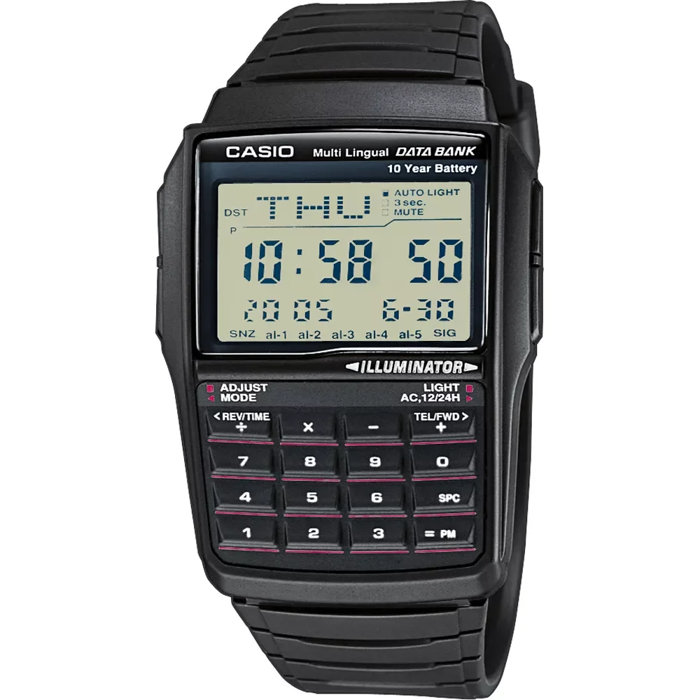 CASIO DBC-32-1AES Uhr Vintage Digital Schwarz