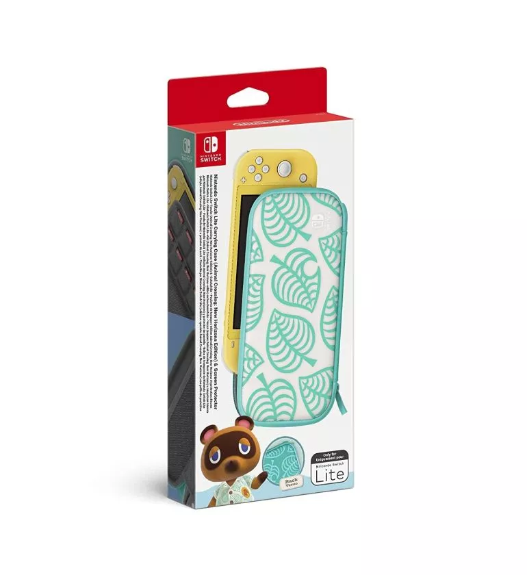 Nintendo Switch Lite-Tasche (Animal Crossing: New Horizons-Edition) & -Schutzfolie 10004106