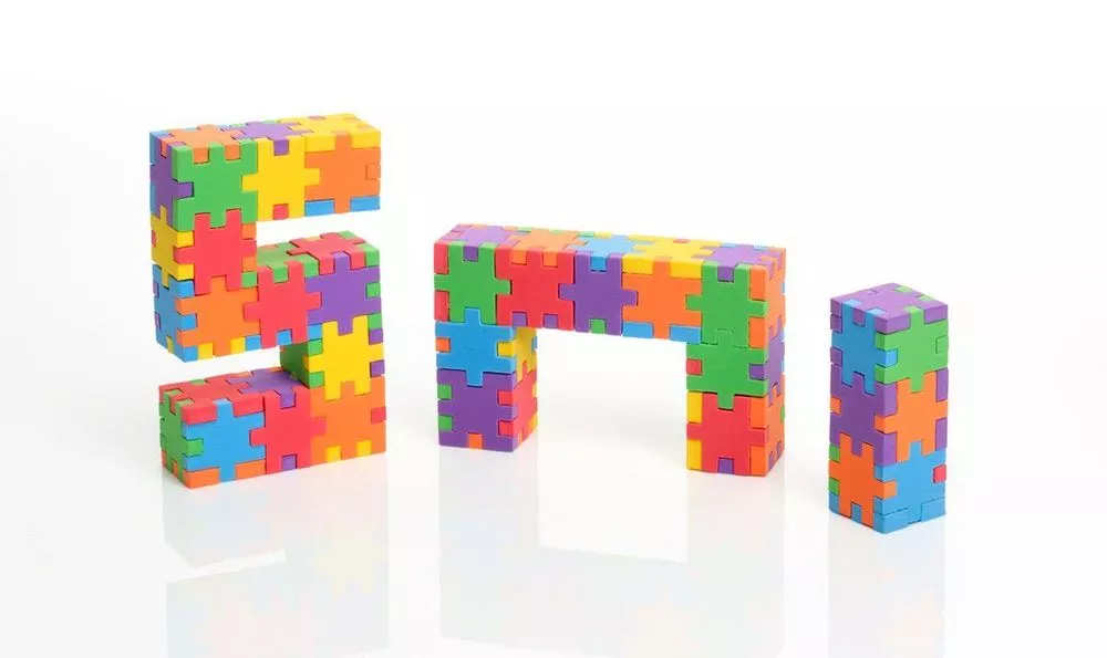 SmartGames 111699 TY Happy Cube 3D-Puzzlewürfel, Original