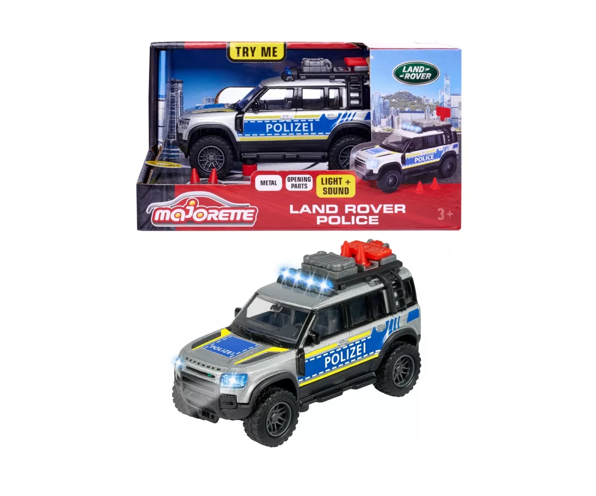 Majorette Land Rover Police (213712000)