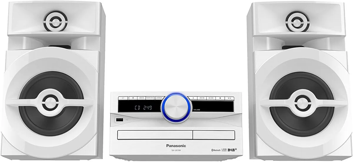 Panasonic SC-UX104EGW ws CD System DAB+ 300W