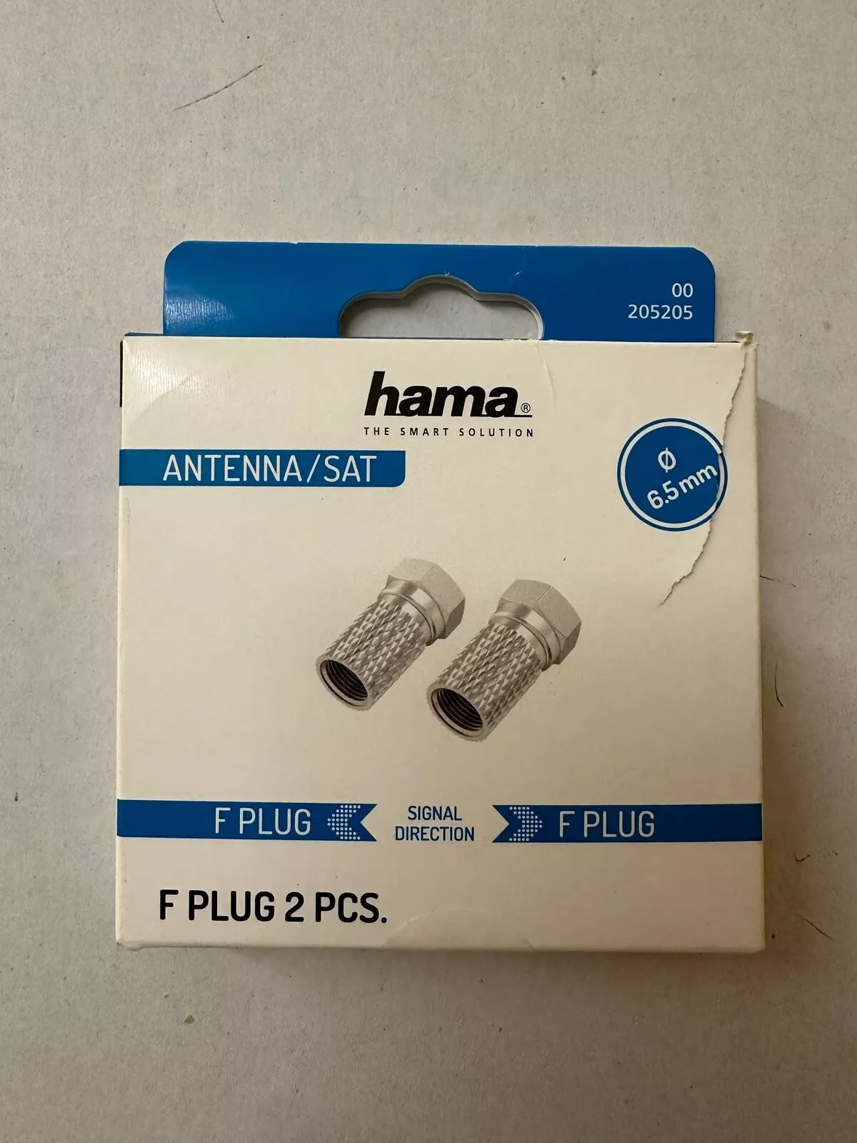 Hama F-STECKER 2 STCK., 6,5MM 205205
