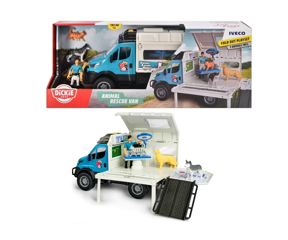 Dickie Toys Mobile Tierarztpraxis mit Zubehör (203837015)