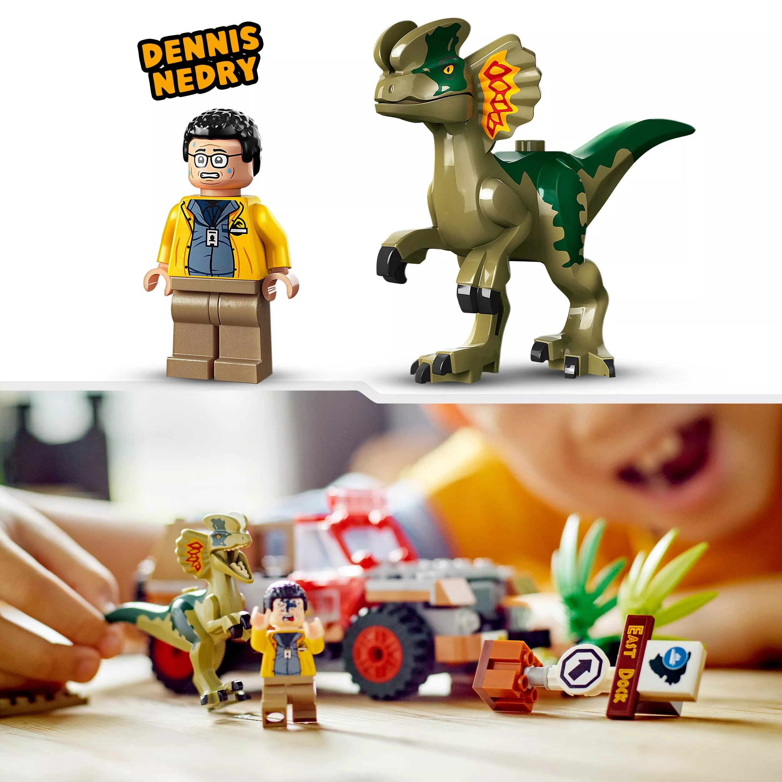 LEGO 76958 Jurassic World™ Hinterhalt des Dilophosaurus