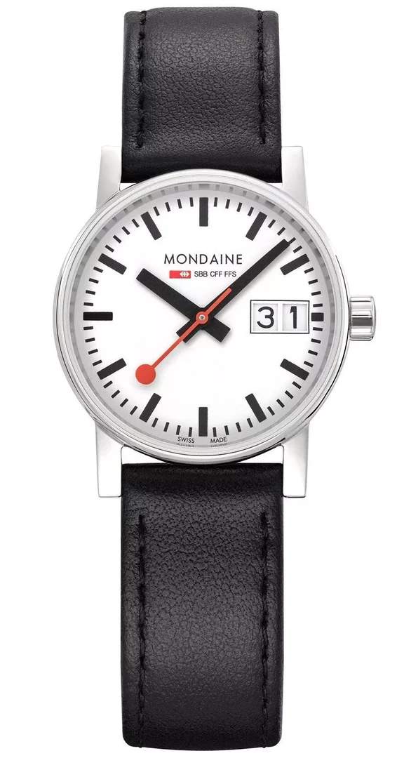 Mondaine evo2 316L Stainless steel Wiße MSE.30210.LBV