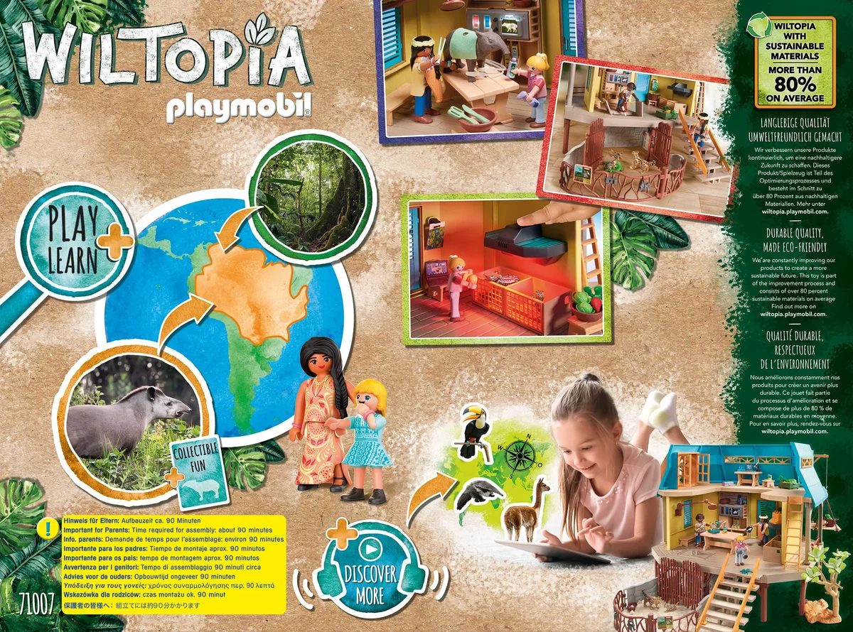 PLAYMOBIL 71007 Wiltopia - Tierpflegestation