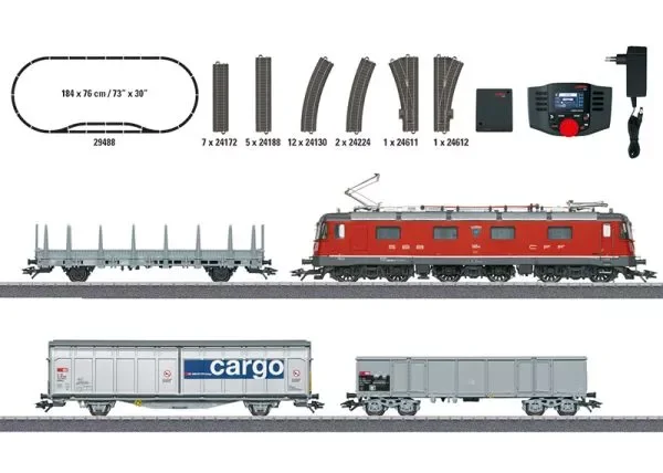 MÄRKLIN 29488 Digital-Startp.CH Güterzug m.