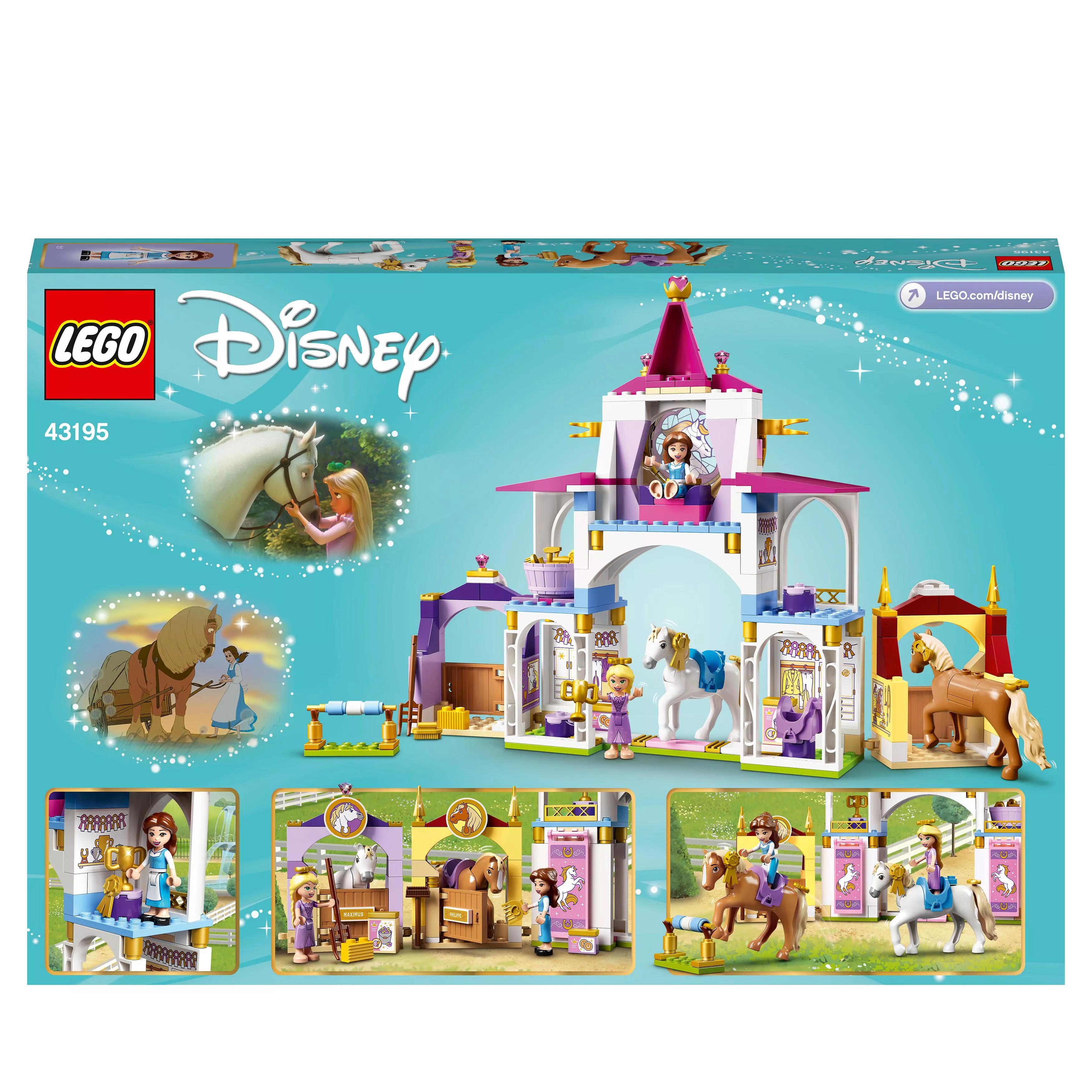 LEGO Disney Princess Belles und Rapunzels königliche Ställe