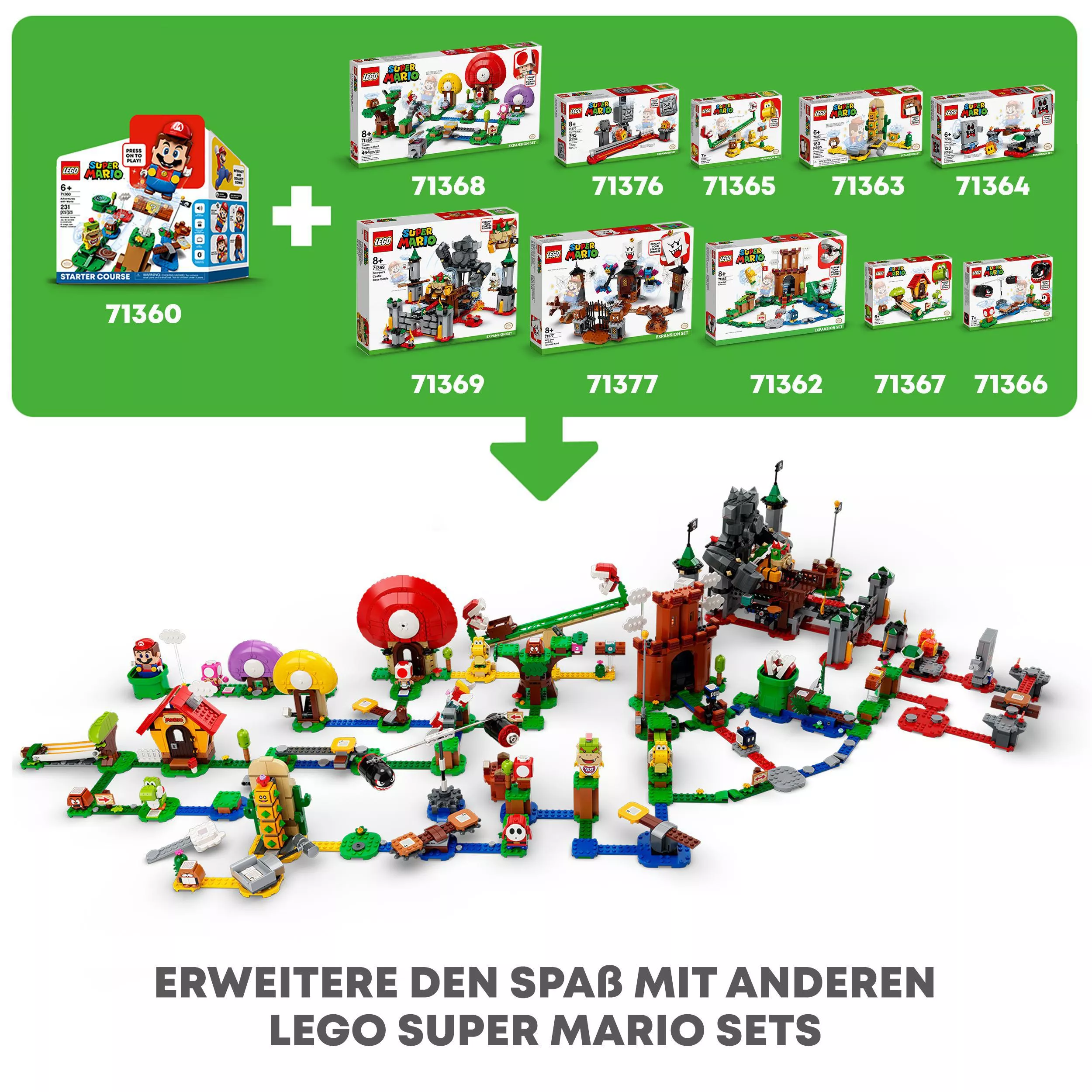 LEGO Super Mario Bowsers Festung – Erweiterungsset