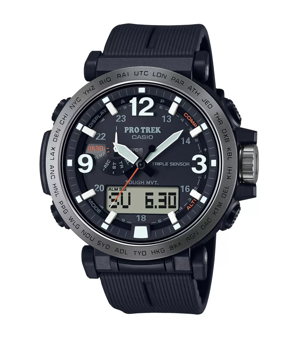 CASIO PRW-6611Y-1ER Uhr, Pro Trek, Schwarz