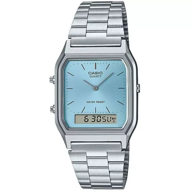 CASIO AQ-230A-2A1MQYES Casio Vintage Silber/Blau