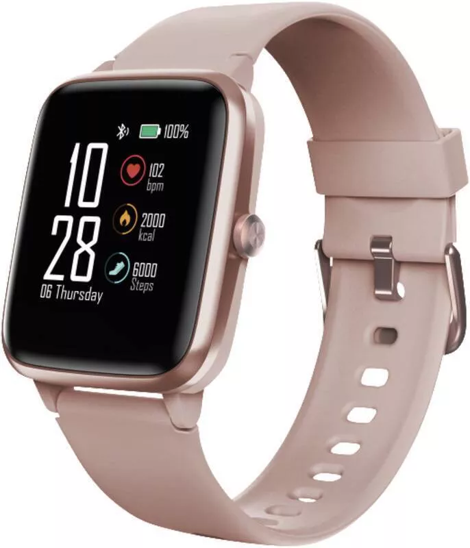 Hama Smartwatch Fit Watch 5910, rosefarbenes Armband 178605
