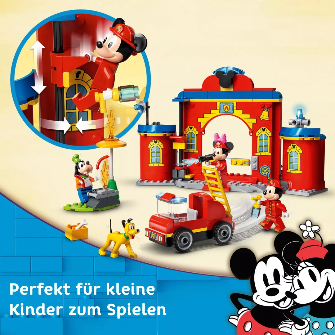 LEGO Disney Mickys Feuerwehrstation und Feuerwehrauto