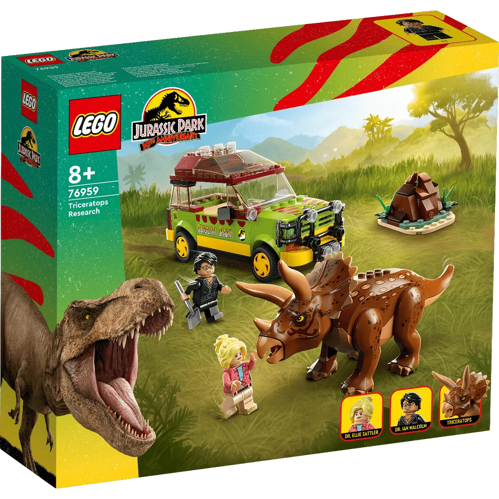 LEGO 76959 Jurassic World™ Triceratops-Forschung