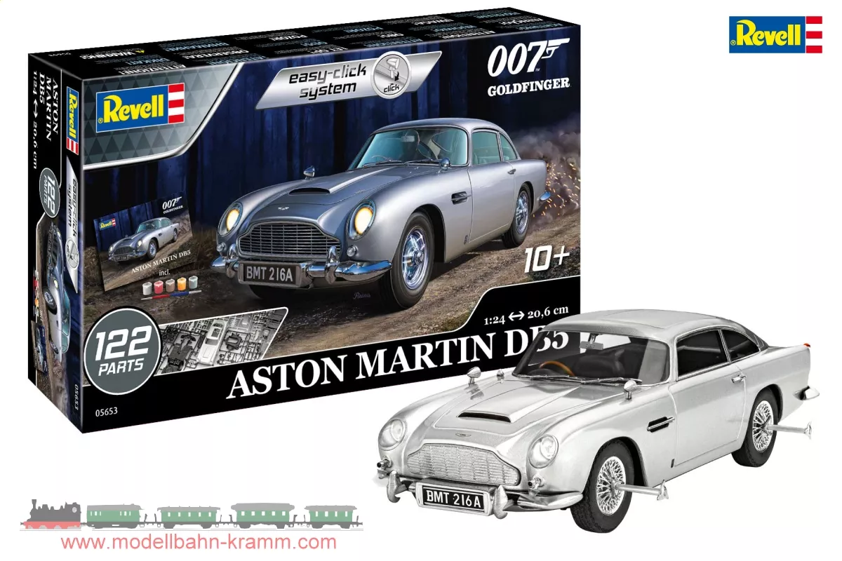 Revell 05653 Geschenkset James Bond Aston Martin DB5 1:24