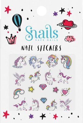 Snails_Nagelsticker_Einhorn