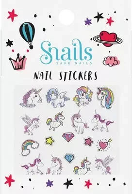 Snails Nagelsticker Einhorn