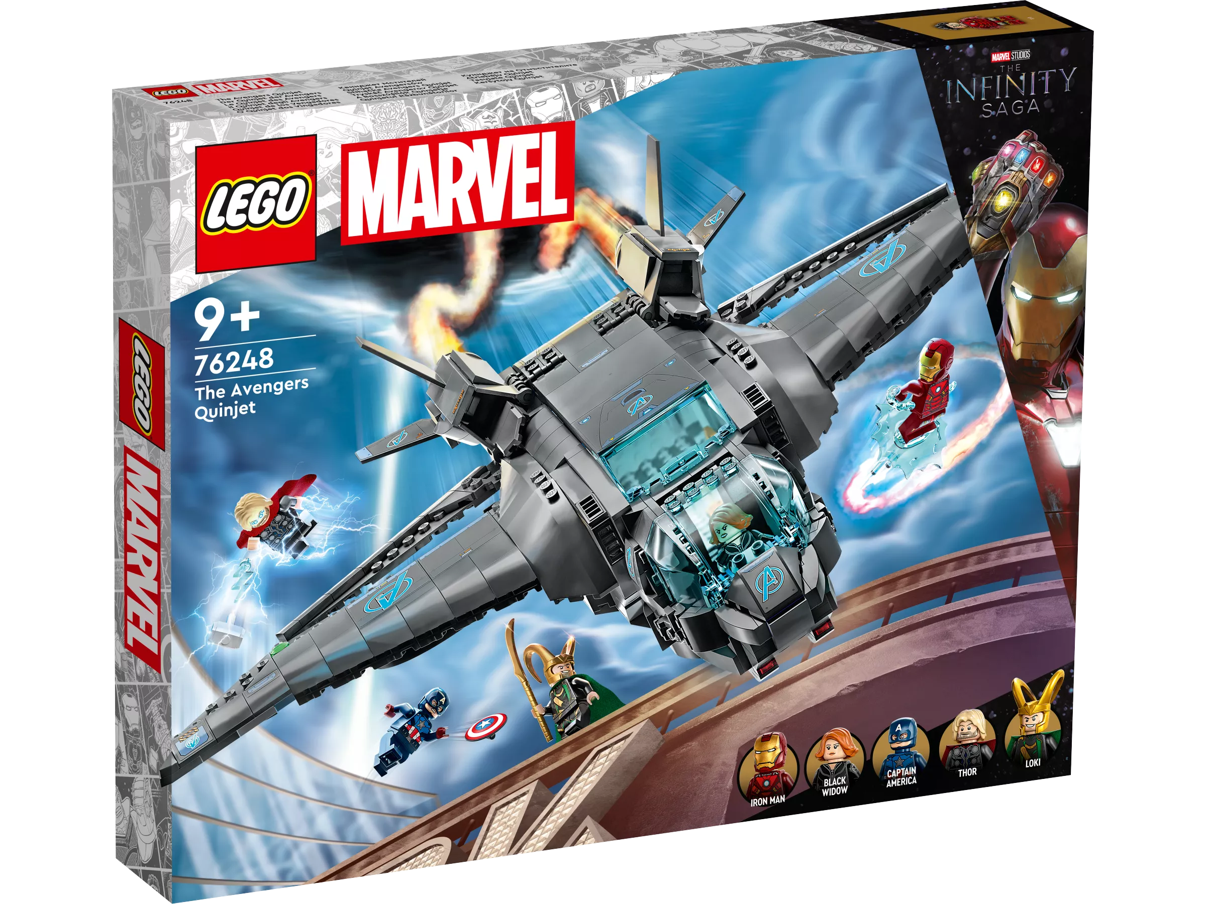 LEGO 76248 Marvel Der Quinjet der Avengers